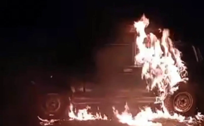 "АТЕШ" знищили автомобіль військ РФ у Брянську: обладнання для фронту згоріло вщент "АТЕШ" знищили автомобіль військ РФ у Брянську: обладнання для фронту згоріло вщент